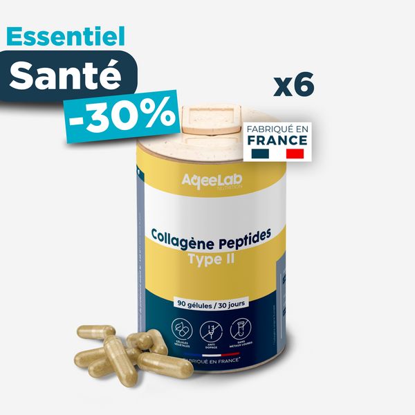 Peptides de collagène type 2 – Colartix® en gélules