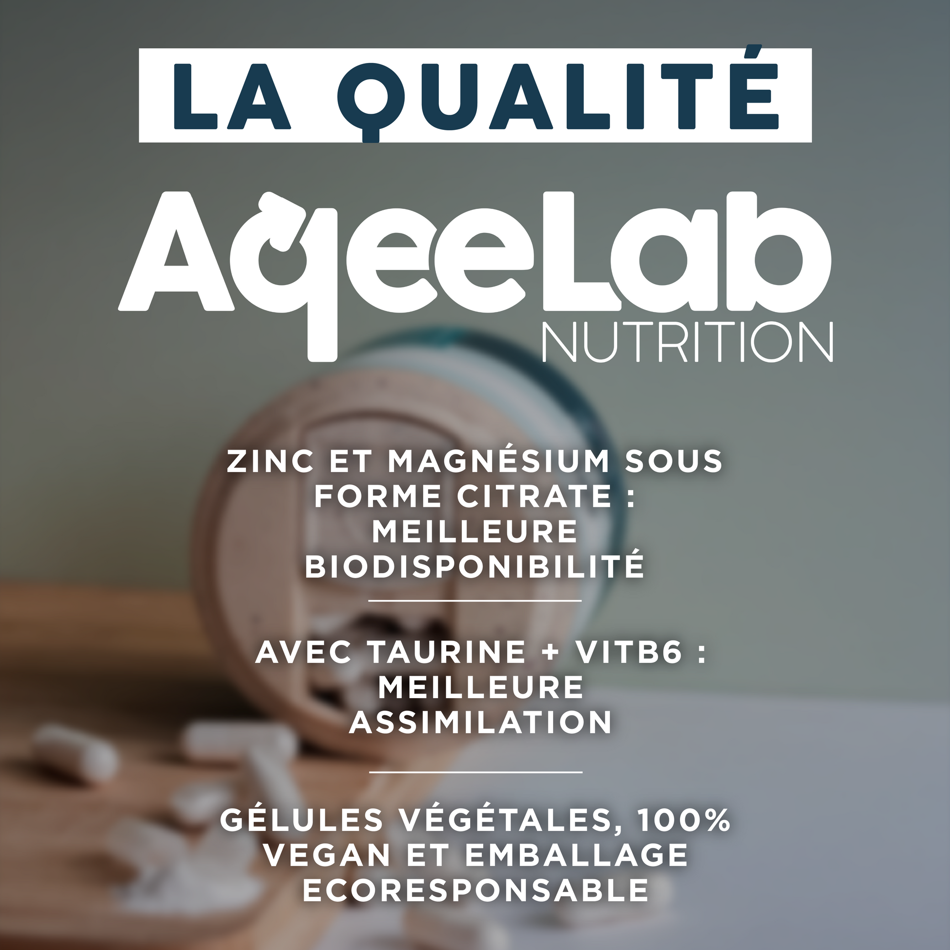 ZMB Gélules : Zinc + Magnésium + Taurine + Vitamine B6